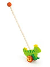 Sensillo Dřevěná jezdící hračka Viga dinosaurus