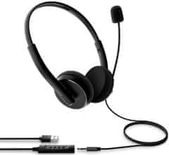 Energy Sistem Headset Office 2+ Black, černá