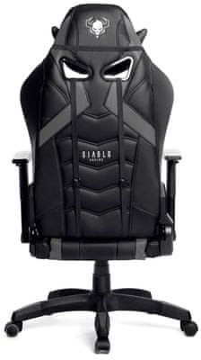 Gaming kolečková židle Diablo-Chairs X-Ray, XL, černá/červená (5902560336115) nastavitelné opěradlo nastavvitelné područky 200 kg hr pěna