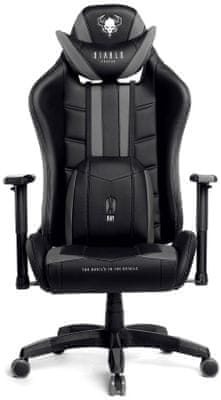 Gaming kolečková židle Diablo-Chairs X-Ray, XL, černá/červená (5902560336115) nastavitelné opěradlo nastavvitelné područky 200 kg hr pěna