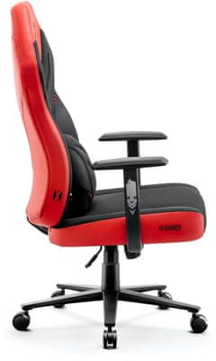 Gaming koliesková stolička Diablo-Chairs X-Gamer 2.0, čierna (5902560337464) nastaviteľné operadlo podrúčky 150 kg hr pena