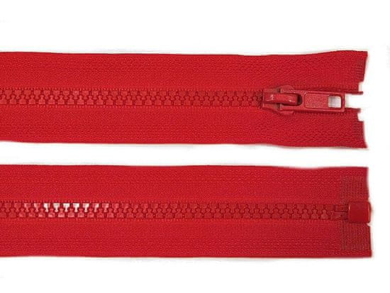 Kraftika 1ks 148 high risk red kostěný zip šíře 5mm délka 35 cm