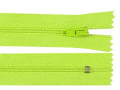 Kraftika 1ks lime punch neon spirálový zip šíře 3mm délka 35cm