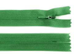 Kraftika 1ks fern green spirálový zip skrytý šíře 3 mm délka 50 cm