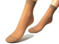 Kraftika 1krab brown sugar silonové ponožky 20 den 5 párů evona