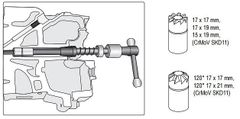 YATO Sada fréz naftových vstřiků Common Rail