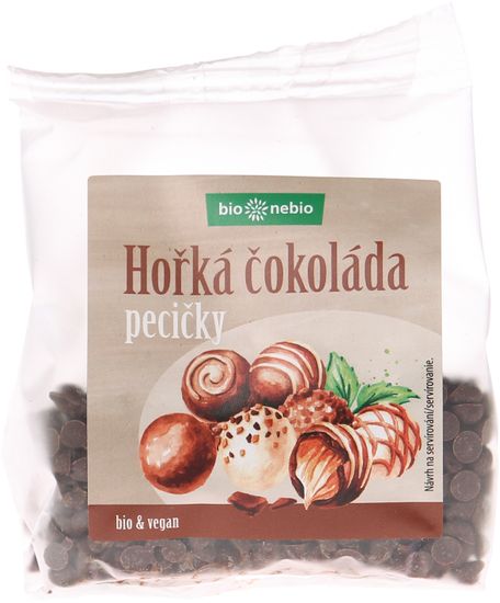 Bionebio Bio pecičky z hořké čokolády 100 g