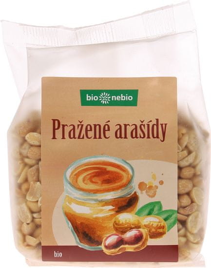 Bionebio Bio arašídy loupané pražené 200 g