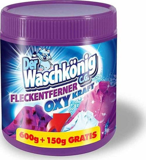 Clovin Germany GmbH Waschkönig Oxy odstraňovač skvrn 750 g - barevné prádlo