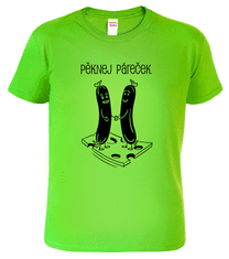 Hobbytriko Vtipné tričko - Pěknej páreček Barva: Apple Green (92), Velikost: 2XL