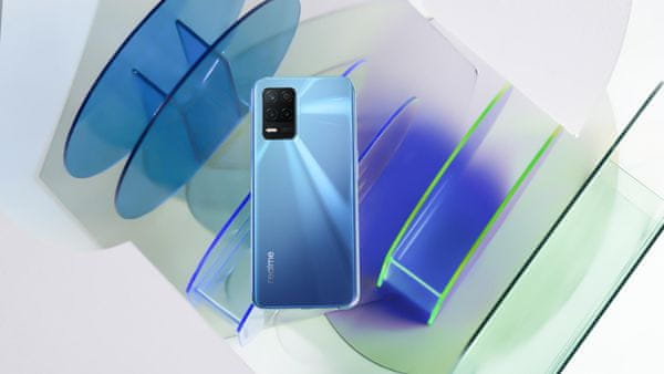 Realme 8 5G, veľký LCD displej 11,5palcový displej, dlhá výdrž veľkokapacitné batérie, rýchle nabíjanie, výkonný procesor, tri fotoaparáty, makro objektív hĺbkový objektív NFC obnovací frekvencie MediaTek Dimensity 700 5G Android 11 Bluetooth 5.1 čítačka odtlačkov prstov bezrámečkový displej hĺbkový objektív Full HD+ rozlíšenie 5G internet najrýchlejší internet 5G dátové pripojenie