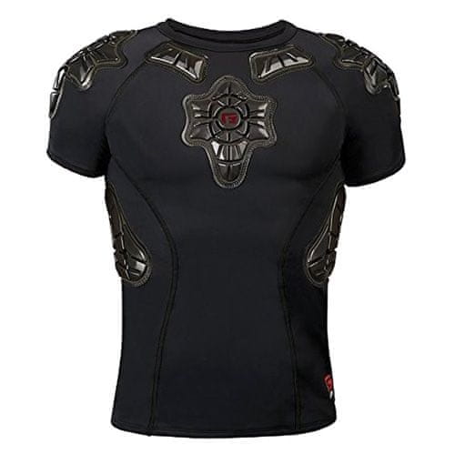 G-Form Youth Pro-X SS Shirt, Pad - Black | Fabric - Black | L, YSS0102015