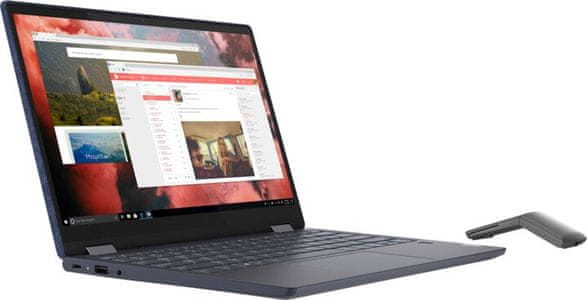 elegantní notebook lenovo yoga 6 13ARE05 krásný design prémiové provedení wifi ax Bluetooth rychlý chod výkonný procesor ultrarychlý pevný disk ergonomická klávesnice praktický touchpad usb rozhraní pořádná výdrž baterie