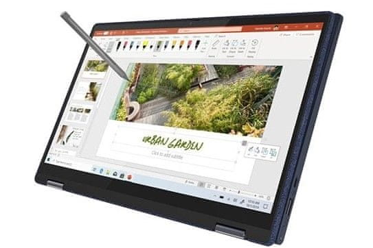  elegantní notebook lenovo yoga 6 13ARE05 krásný design prémiové provedení wifi ax Bluetooth rychlý chod výkonný procesor ultrarychlý pevný disk ergonomická klávesnice praktický touchpad usb rozhraní pořádná výdrž baterie