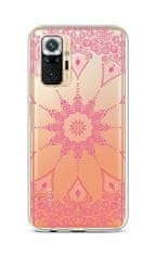 TopQ Kryt Xiaomi Redmi Note 10 Pro silikon Pink Mandala 58104