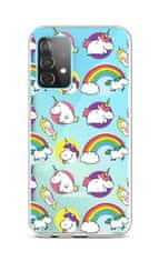 TopQ Kryt Samsung A52 silikon Chunky Unicorns 57372