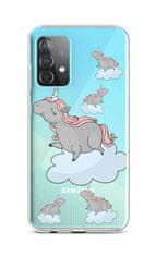 TopQ Kryt Samsung A52 silikon Grey Unicorns 57379