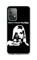 TopQ Kryt Samsung A52 silikon Don't Touch Gun 57345