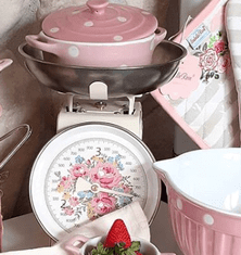 Isabelle Rose Retro kuchyňská váha Marie do 3 kg krémová