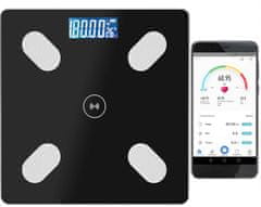 Malatec Analytická osobní váha Bluetooth 180 kg