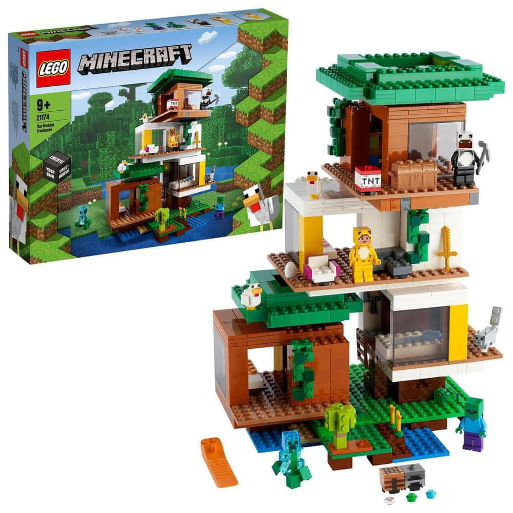 LEGO Minecraft 21174 Moderní dům na stromě