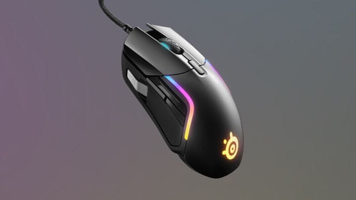 herná myš SteelSeriesRival 3 (62513) RGB 3 zóny, ľahká komfortná konštrukcia