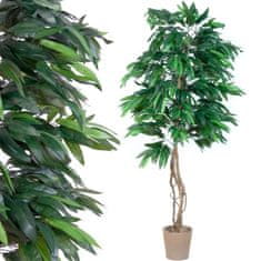 Greatstore Umělá rostlina strom - mango - 180 cm