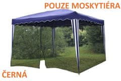 Greatstore Moskytiéra na zahradní párty stan 3 x 3 m ČERNÁ