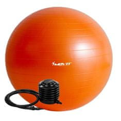 shumee Gymnastický míč MOVIT s pumpou - 75 cm - oranžová