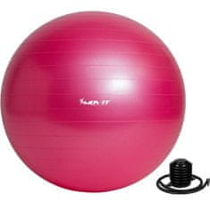 shumee Gymnastický míč MOVIT s pumpou - 85 cm - růžový