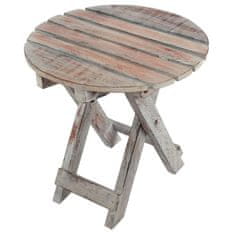 Greatstore Skládací stolek DIVERO Vintage - 31 cm