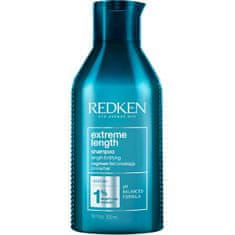 Redken Šampon pro posílení dlouhých a poškozených vlasů Extreme Length (Shampoo with Biotin) (Objem 300 ml - nové balení)