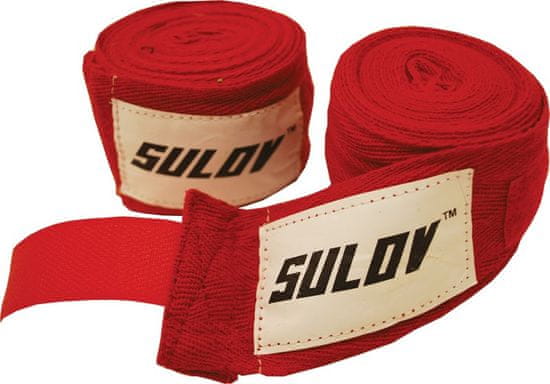 Sulov Box bandáž SULOV nylon 4m, 2ks, červená