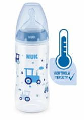 Kraftika Nuk fc plus láhev s kontrolou teploty 300ml 1ks modrá