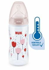 Kraftika Nuk fc plus láhev s kontrolou teploty 300ml 1ks červená