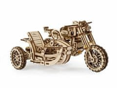 UGEARS 3d dřevěné mechanické puzzle ugr-10 motorka