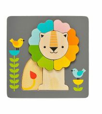 Petit collage Petitcollage dřevěné puzzle lev