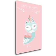 Impresi Obraz Let's go party owl - 40 x 60 cm