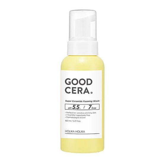 Holika Holika Čisticí pěna pro suchou a citlivou pleť Good Cera (Super Ceramide Foaming Wash) 160 ml