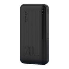 DUDAO K12PQ+ Power Bank 20000mAh 2x USB QC 3.0 PD 20W, černý