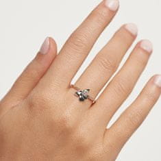 PDPAOLA Něžný stříbrný prsten NARCISE Gold AN02-182 (Obvod 50 mm)