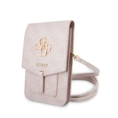 Guess Guess PU 4G Metal Logo Phone Bag Pink