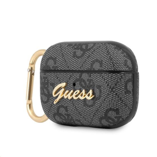 Guess Guess 4G Script PC/PU Pouzdro pro Airpods Pro Grey