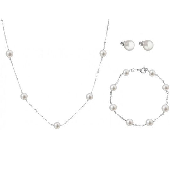 Evolution Group Elegantní zvýhodněná souprava šperků Pavona 21004.1, 22015.1, 23008.1 (náhrdelník, náramek, náušnice