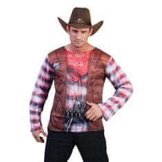 funny fashion Pánský kostým 3D tričko kovboj 56