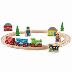 Bigjigs Rail Moje první vláčkodráha 20 dílů