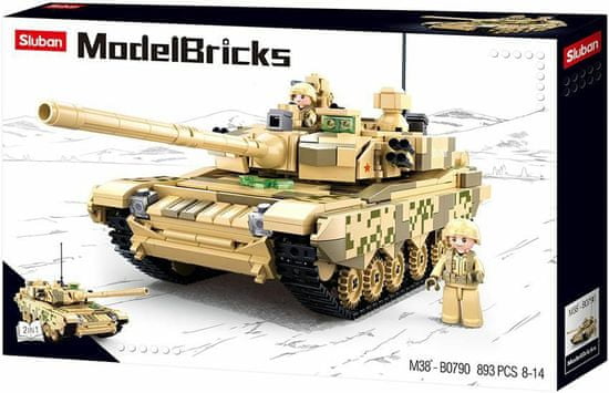 Sluban Model bricks m38-b0790 hlavní bitevní tank