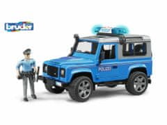 Bruder Auto land rover policie s figurkou