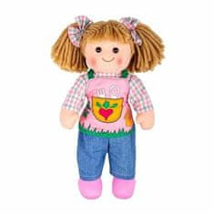 Bigjigs Toys Látková panenka elsie 34cm