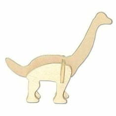 Kraftika Woodcraft dřevěné 3d puzzle mini skládačka brachiosaurus